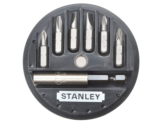 STANLEY® Slotted/Phillips/Pozidriv Insert Bit Set, 7 Piece STA168737