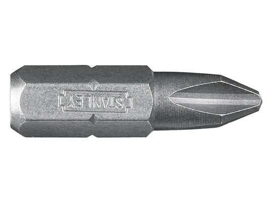 STANLEY® Phillips Bits PH2 x 25mm (Box 25) STA168946B