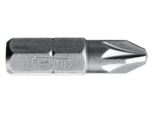 STANLEY® Pozidriv Bits PZ2 x 25mm (Box 25) STA168949B