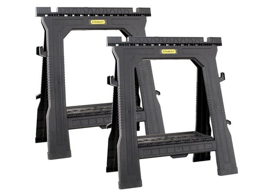 STANLEY® Folding Sawhorses (Twin Pack) STA170713