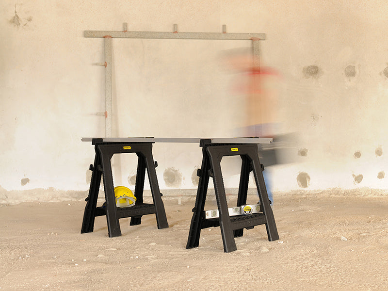 STANLEY® Folding Sawhorses (Twin Pack) STA170713