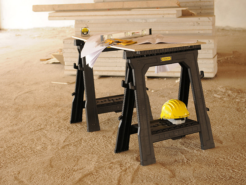 STANLEY® Folding Sawhorses (Twin Pack) STA170713
