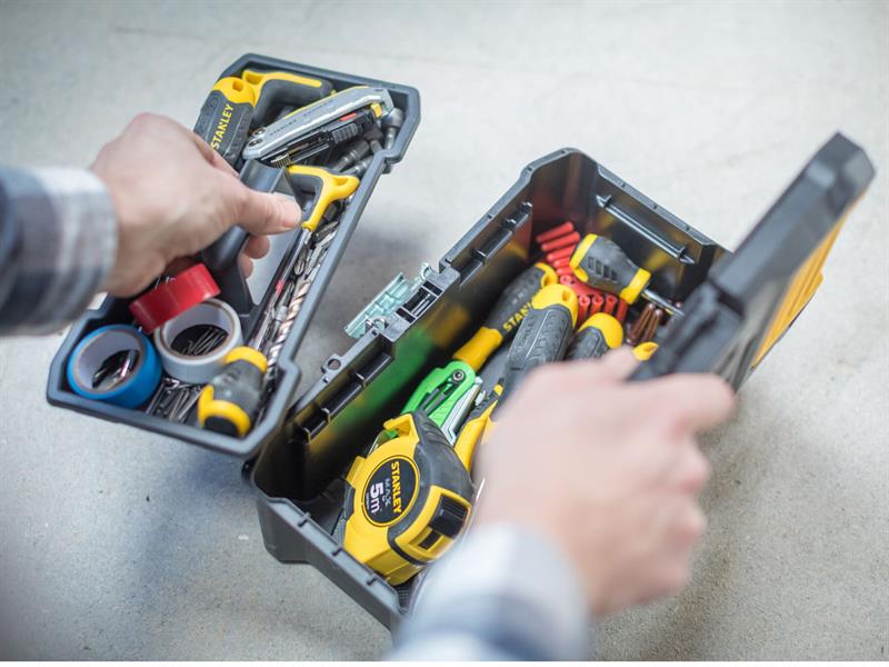 STANLEY® Basic Toolbox with Organiser Top 32cm (12.1/2in) STA175515