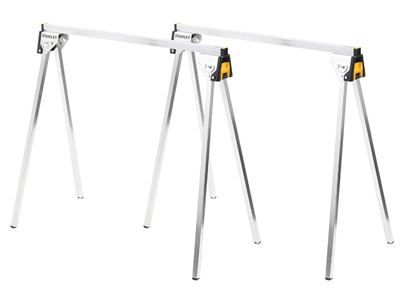 STANLEY® Essential Metal Sawhorses (Twin Pack) STA181337