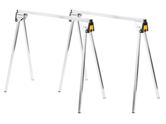STANLEY® Essential Metal Sawhorses (Twin Pack) STA181337