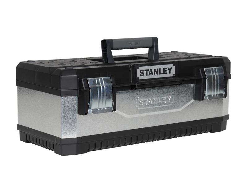 STANLEY® Galvanised Metal Toolbox 58cm (23in) STA195619