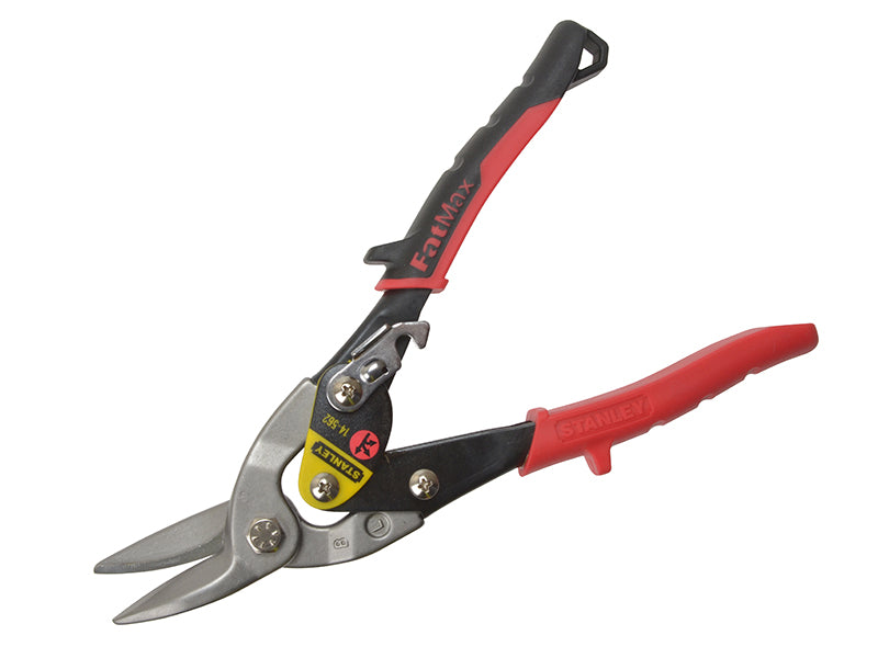 STANLEY® Red Aviation Snips Left Cut 250mm (10in) STA214562
