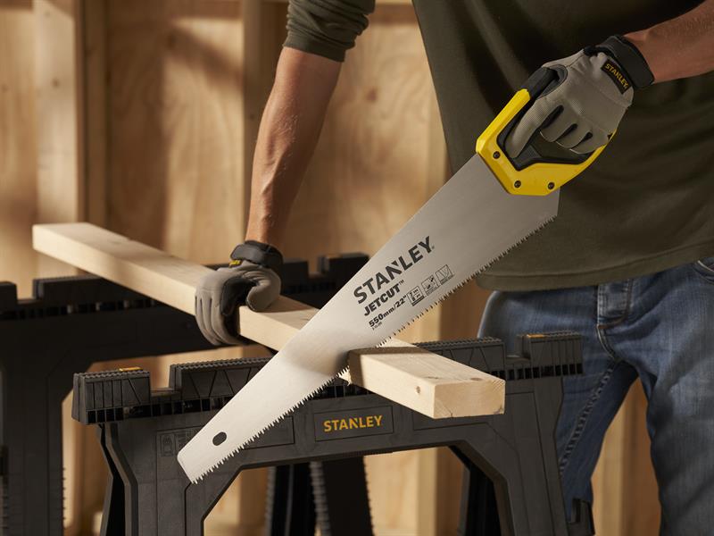 STANLEY Jet Cut Heavy-Duty Handsaw 550mm 22in 7 TPI STA215289