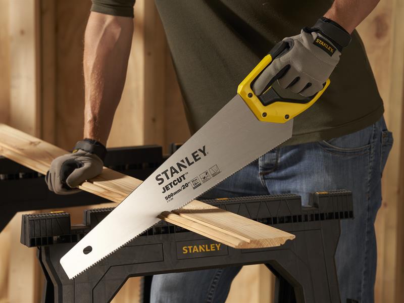 STANLEY Jet Cut Fine Handsaw 500mm 20in 11 TPI Wood PVC Skirting etc STA215599