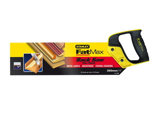 STANLEY® FatMax® Tenon Back Saw 360mm (14in) 13 TPI STA217202