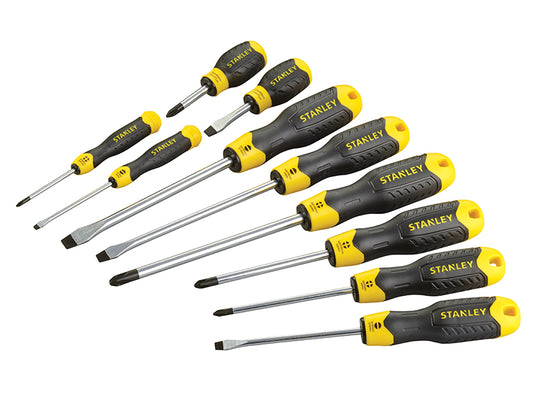 STANLEY® Cushion Grip Screwdriver Set, 10 Piece STA564977