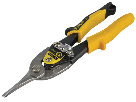 STANLEY® Yellow Aviation Snips & Holster Straight Cut 250mm (10in) STA914563
