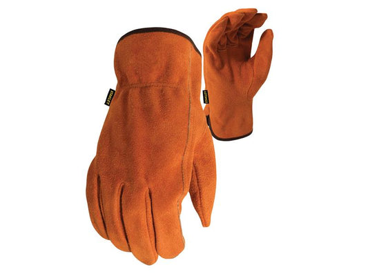 STANLEY® SY710 Split Cowhide Driver Gloves - Large STASY710L