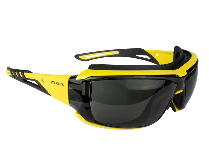 STANLEY Gasket Safety Glasses Smoke Detachable Head Strap STASYE1521D