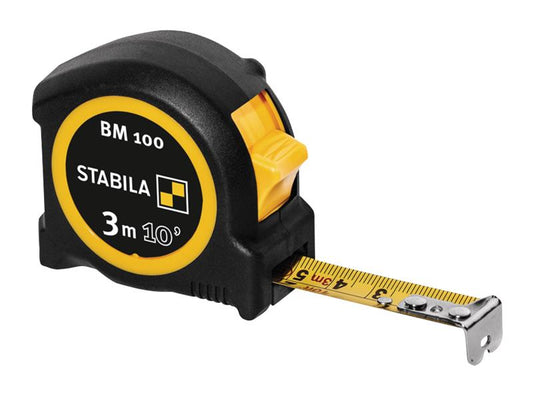 Stabila BM 100 Compact Pocket Tape 3m/10ft (Width 19mm) STB19569