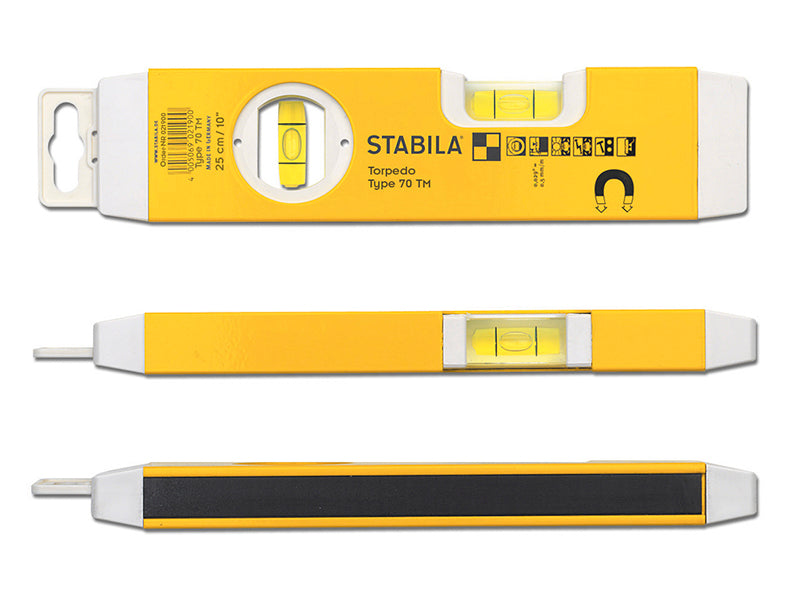 Stabila 70TM Torpedo Level 22cm Magnetic Base STB70TM