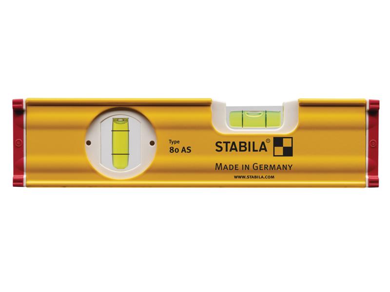 Stabila 80 AS Spirit Level 2 Vial 19565 20cm STB80AS20