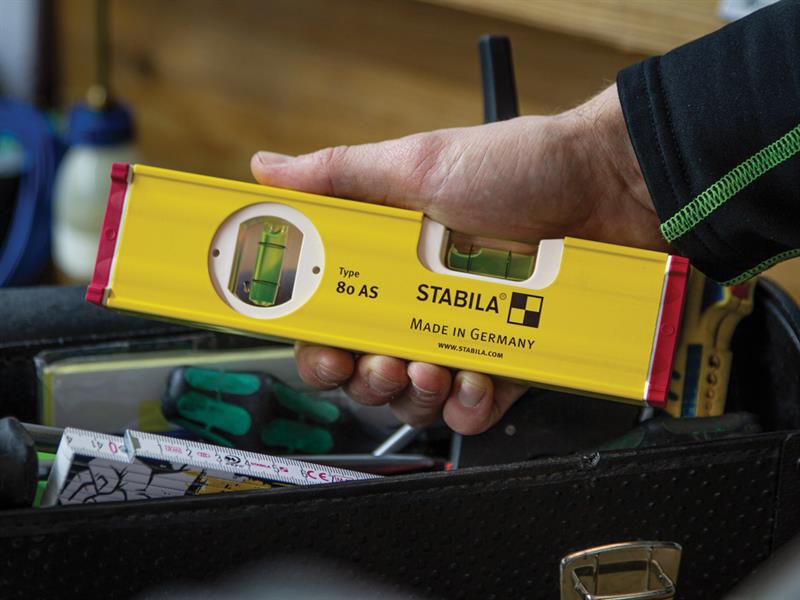 Stabila 80 AS Spirit Level 2 Vial 19565 20cm STB80AS20