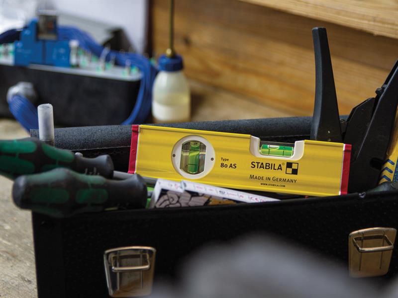 Stabila 80 AS Spirit Level 2 Vial 19565 20cm STB80AS20