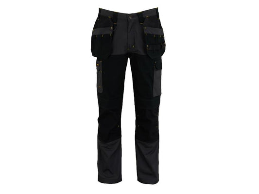 STANLEY Dixon Slim Fit Trousers Grey/Black Waist 34in Leg R STCDIXONGB34