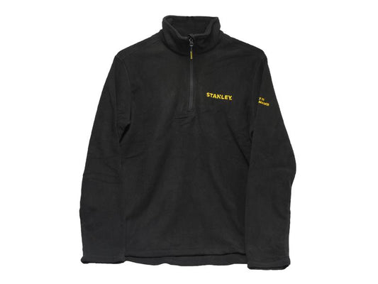 STANLEY® Clothing Gadsden 1/4 Zip Micro Fleece Black - M STCGADSM