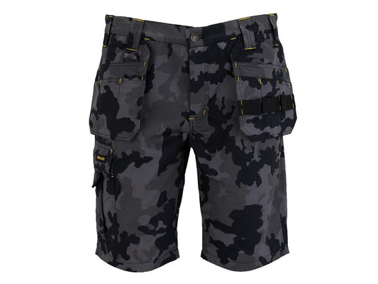 STANLEY Clothing Hanley Holster Shorts Black Camouflage Waist 34in STCHANLEYC34