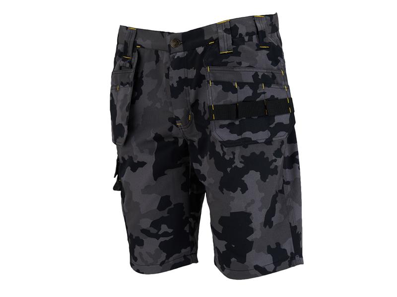 STANLEY Clothing Hanley Holster Shorts Black Camouflage Waist 38in STCHANLEYC38