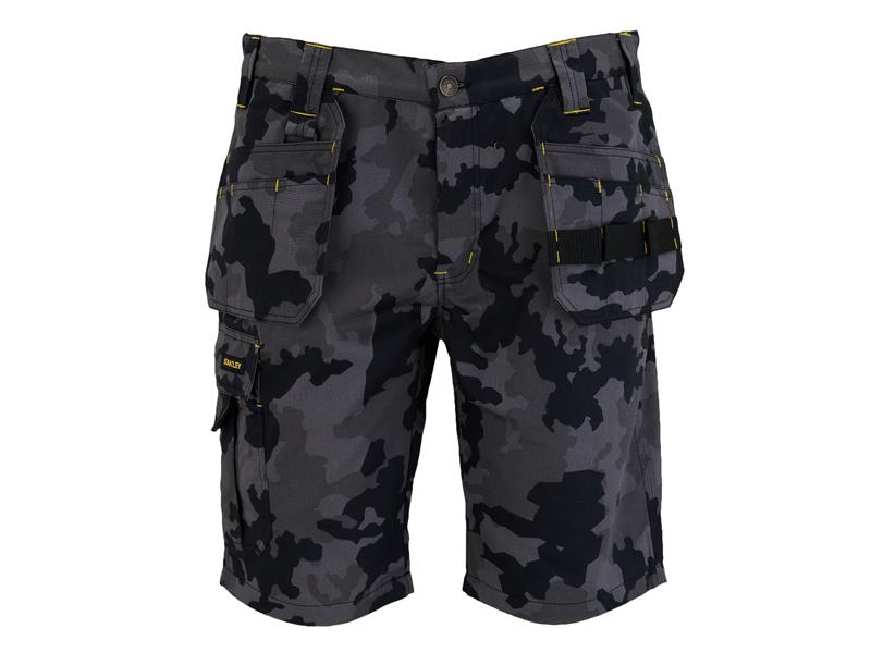 STANLEY Clothing Hanley Holster Shorts Black Camouflage Waist 36in STCHANLEYC36