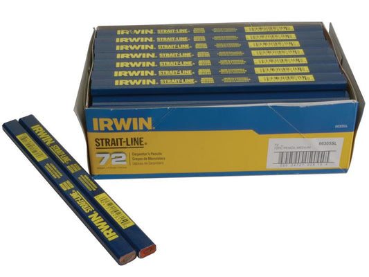 IRWIN STRAIT-LINE Carpenter's Pencils (Box 72) STL66305