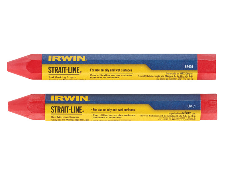 IRWIN® STRAIT-LINE® Crayon Red (Card 2) STL666012