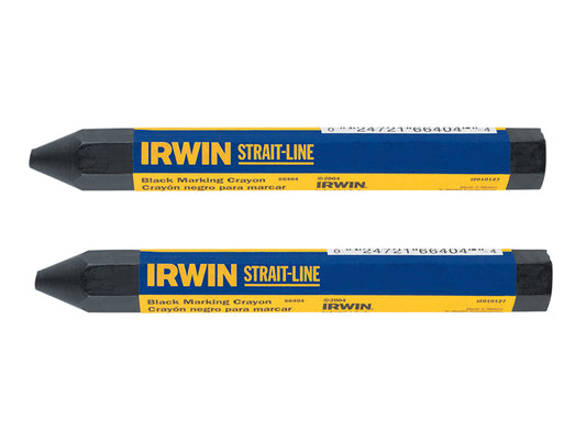 IRWIN® STRAIT-LINE® Crayon Black (Card 2) STL666042