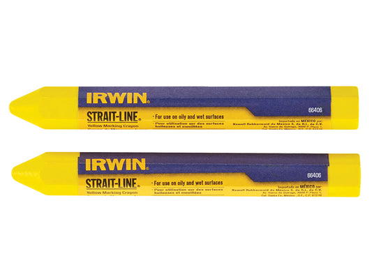 IRWIN® STRAIT-LINE® Crayon Yellow (Card 2) STL666062