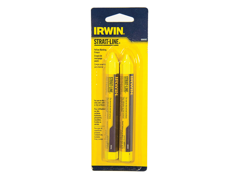 IRWIN® STRAIT-LINE® Crayon Yellow (Card 2) STL666062