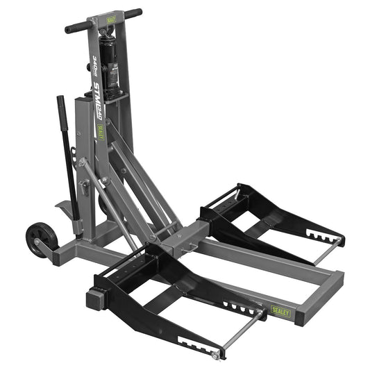 Sealey Hydraulic Ride Stand On Mower Tractor Lift 340kg Capacity STML340
