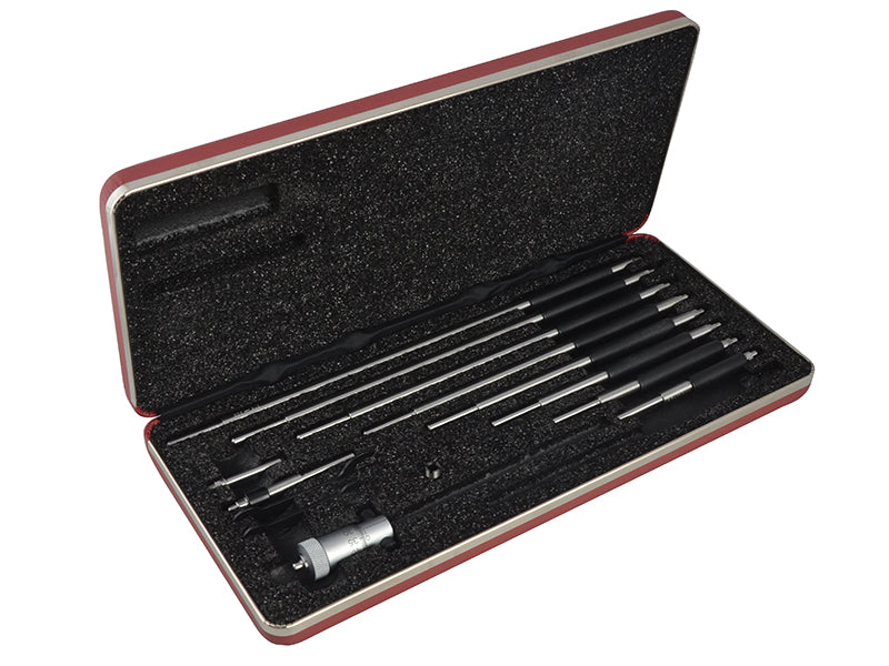 Starrett 124MBZ Inside Micrometer 50-300mm (10 Rod Set) STR124MBZ