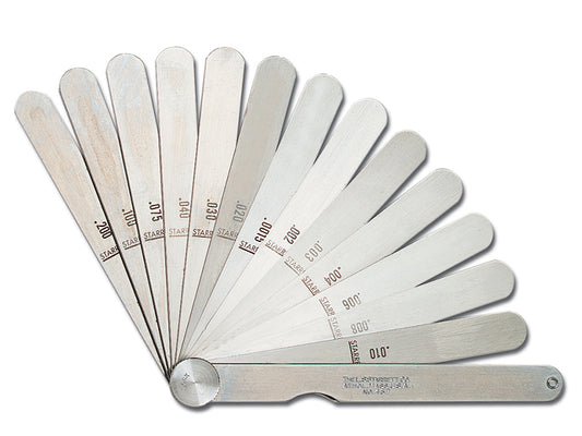 Starrett 467M Feeler Gauge 13 Piece Set 0.04-5mm STR467M