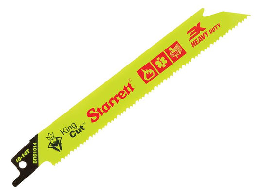 Starrett BR61014-5 Bi-Metal King Cut™ Demolition Blade 152mm 10-14 TPI (Pack 5) STRBR610145