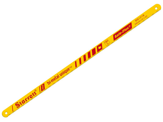 Starrett Bi-Metal Safe Flex Hacksaw Blade 300mm 12in x 18 TPI Pk 2 STRKBS12182