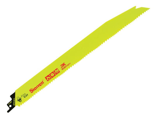 Starrett BTR12610-5 Bi-Metal King Cut™ Demolition Blade 300mm 6-10 TPI (Pack 5) STRBTR126105