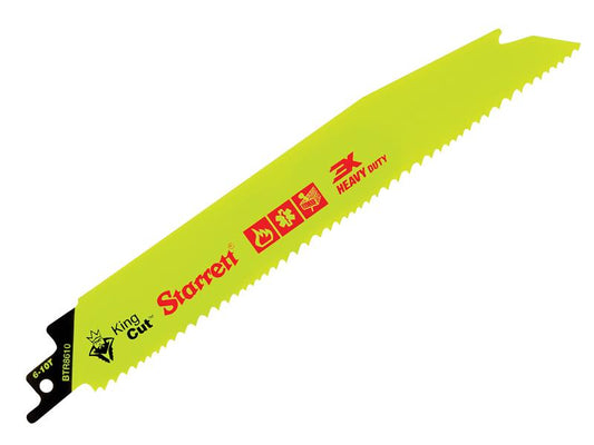 Starrett BTR8610-5 Bi-Metal King Cut™ Demolition Blade 203mm 6-10 TPI (Pack 5) STRBTR86105