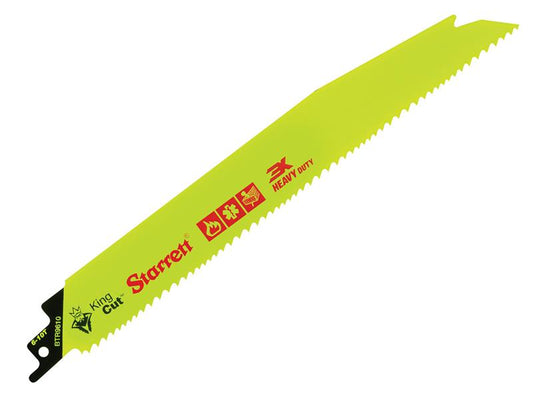 Starrett BTR9610-5 Bi-Metal King Cut™ Demolition Blade 228mm 6-10 TPI (Pack 5) STRBTR96105