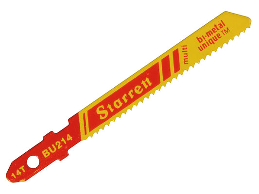 Starrett BU214-5 Multi Purpose Jig Saw Blades Pack of 5 STRBU2145