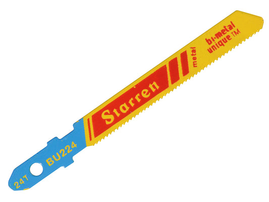 Starrett BU224-5 Metal Cutting Jigsaw Blades Pack of 5 STRBU2245