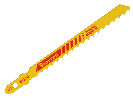 Starrett BU36-5 Wood Cutting Jigsaw Blades Pack of 5 STRBU365
