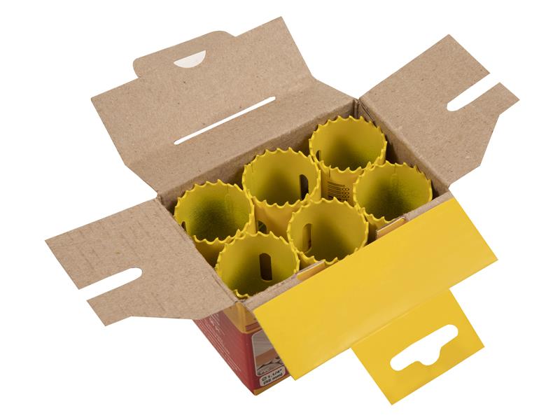 Starrett FCH0100-6 Fast Cut Bi-Metal Holesaw 25mm Bulk Pack of 6 STRFCH01006
