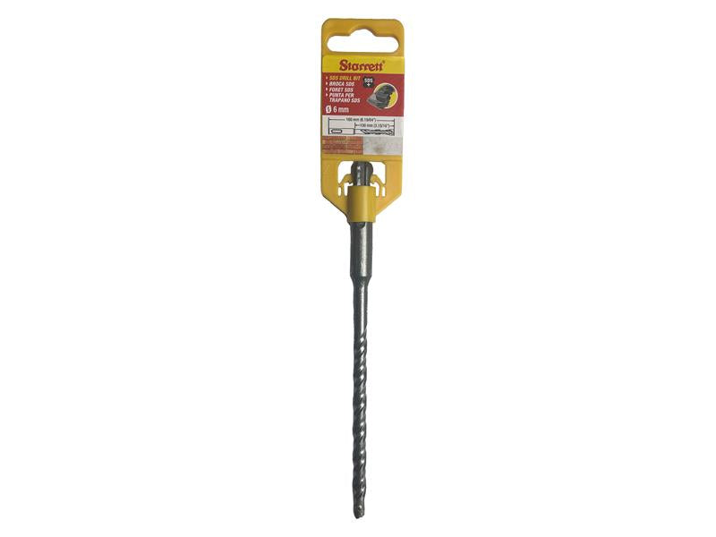 Starrett SDS Plus 2 Point Drill Bit 6 x 160mm STRKBPS06B
