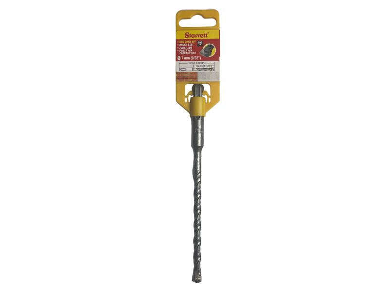 Starrett SDS Plus 2 Point Drill Bit 7 x 160mm STRKBPS07B