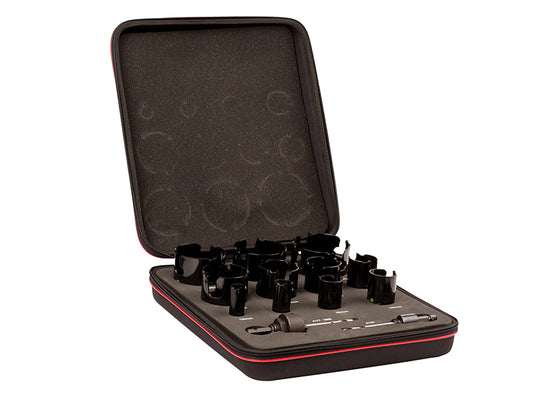Starrett KMP11021 TCT General Purpose Holesaw Kit, 13 Piece STRKMP11021