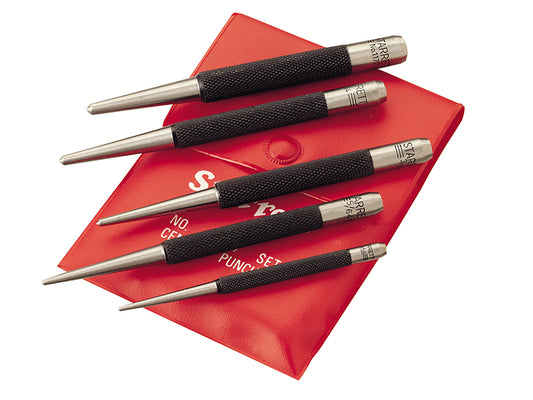 Starrett S117PC Centre Punch Set, 5 Piece STRS117PC