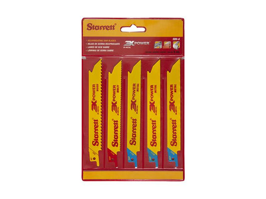 Starrett SB6-A Reciprocating Blade Kit (Pack 5) STRSB6A